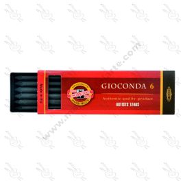SET X6 MINAS DE GRAFITO GIOCONDA KOH-I-NOOR CHARCOAL