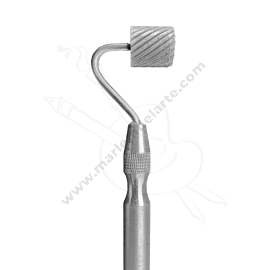 MINI RODILLO DE METAL CON TEXTURA 1 PARA ESCULTURA