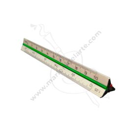 MINI ESCALIMETRO RUMOLD DE METAL 10 CM