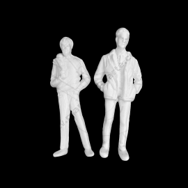 MONIGOTE BLANCO ESCALA DE 1:25 - HOMBRES