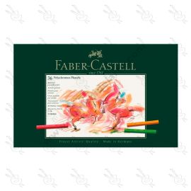 ESTUCHE DE 36 TIZAS PASTEL POLYCROMO FABER CASTELL
