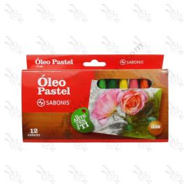 SET DE ÓLEO PASTEL X 12 SABONIS