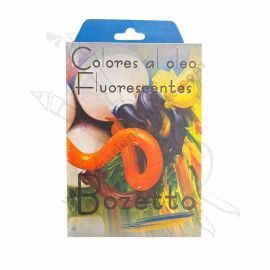 SET X6 DE OLEOS FLOURESCENTES BOZETTO