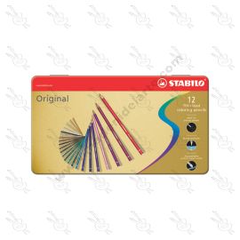 LÁPICES DE COLORES STABILO ORIGINAL X 12