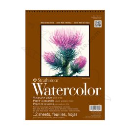 BLOCK DE ACUARELA STRATHMORE ANILLADO 300GRS 22.9 X 30.5CM