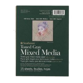 BLOCK MIX MEDIA TONED GRAY STRATHMORE 300GRS