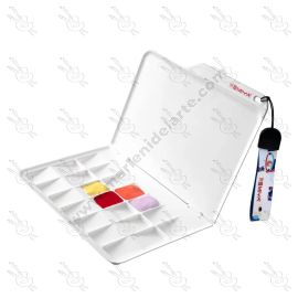 PALETA DE ACRILICO RECTANGULAR CON TAPA HIMI