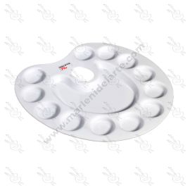 PALETA ACRÍLICA CIRCULAR CON HOYOS PIO