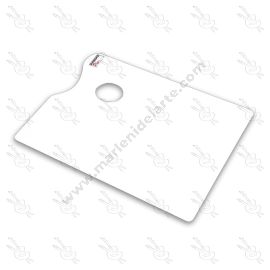 PALETA ACRÍLICA RECTANGULAR PLANA PIO