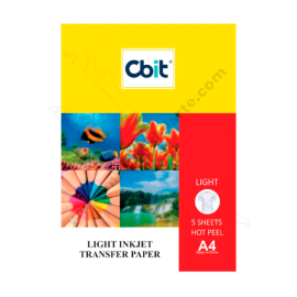 PAPEL TRANSFER A4 CBIT PARA IMPRESORA LIGHT