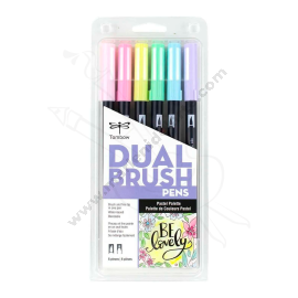MARCADORES PASTEL PALETTE TOMBOW X6