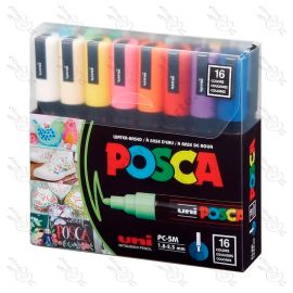 MARCADORES PC-5M POSCA X16