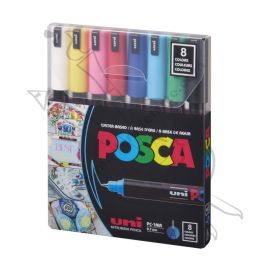 MARCADORES BASIC COLORS PC-1MR POSCA X8