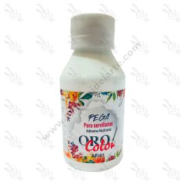 PEGAMENTO PARA SERVILLETAS ORO COLOR AF-21 120ML