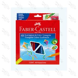 ECOLÁPICES DE COLOR PERMANENTE FABER CASTELL X48