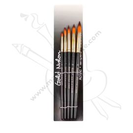 SET DE PINCELES GIORGIONE REDONDO BLACK G-5050R