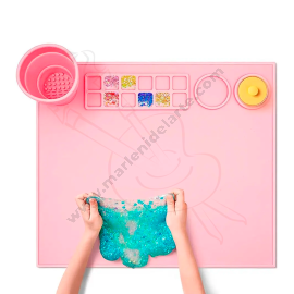 TABLERO MULTIFUNCIONAL DE SILICONA COLOR ROSADO