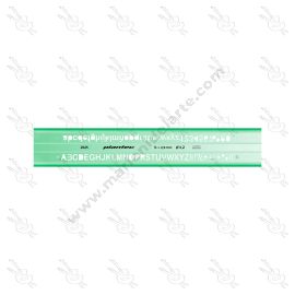 LETRÓGRAFOS INYECTADO ALTURA 2.5MM PLANTEC 2025