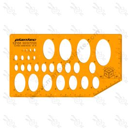 PLANTILLA ELIPSES ISOMÉTRICOS PLANTEC 12131