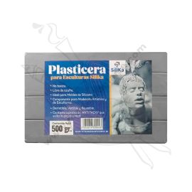 PLASTICERA SILIKA 500 GR COLOR GRIS
