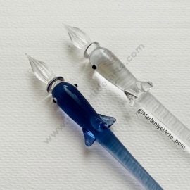 PLUMA DE CRISTAL - DELFÍN