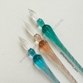 PLUMA DE CRISTAL PARA CALIGRAFÍA