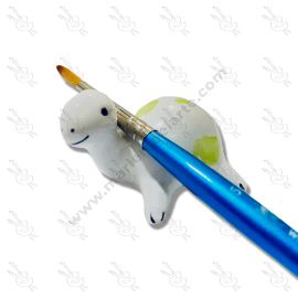 POSA PINCEL DE PORCELANA TORTUGA