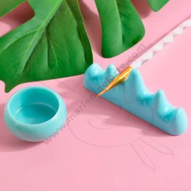 POSA PINCEL CON RECIPIENTE