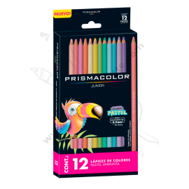 LAPICES DE COLORES X12 PASTEL PRISMACOLOR JUNIOR