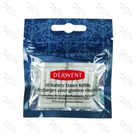 SET 30 GOMAS DE BORRAR PARA BORRADOR ELÉCTRICO DERWENT