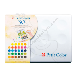 SET DE ACUARELA ESTUDIOS PETIT COLOR SAKURA DE 30 PASTILLAS