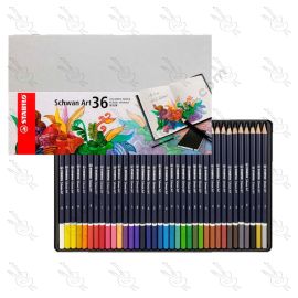 LÁPICES DE COLORES STABILO SCHWAN ART X 36