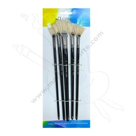 SET X5 PINCELES DE ABANICO B-CORONA