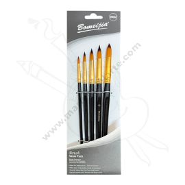 SET X5 DE PINCELES REDONDOS BOMEIJIA