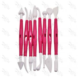 SET DE HERRAMIENTAS DE ACRÍLICO PARA ESCULTURA X8