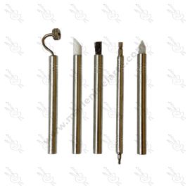 SET DE HERRAMIENTAS DE METAL PARA ESCULTURA X5