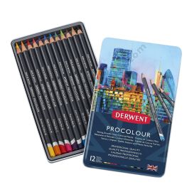 LÁPICES DE COLORES DERWENT PROCOLOUR X12