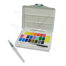 SET DE ACUARELAS EN PASTILLA GIORGIONE 24 COLORES