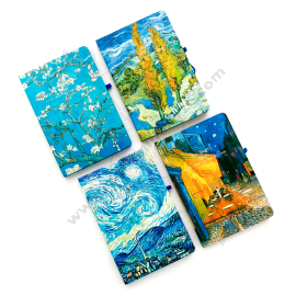 BLOCK ENCUADERNADO VAN GOGH A5 - HOJA RAYADA