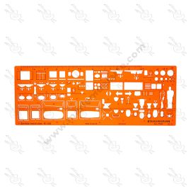 PLANTILLA INMOVILIARIO ESCALA 1:50 STANDARGRAPH 7348