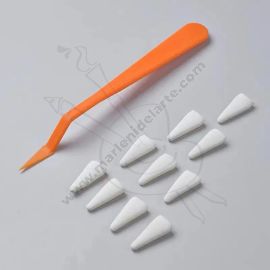 ESPATULA ARTISTICA CON ALMOHADILLA TRIANGULAR PARA BOCETOS