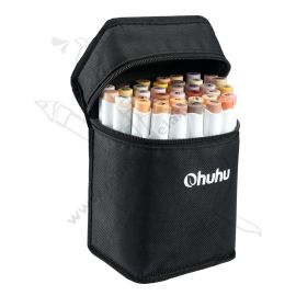 MARCADORES OHUHU 36 UND TONOS PIEL PUNTA PINCEL Y BISELADA + BLENDER