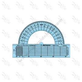 TRANSPORTADOR 180º ARTESCO 9CM