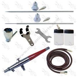 KIT DE AERÓGRAFO DE DOBLE ACCIÓN PROFESIONAL PAASCHE VL-3AS