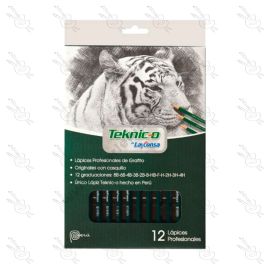 SET DE LÁPICES TEKNIC-O LAYCONSA X12 (8B-4H)