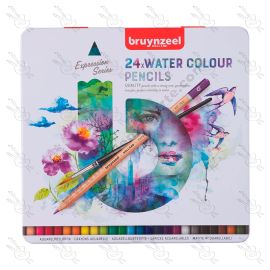 LÁPICES DE COLOR EXPRESSION X24 AQUAREL BRUYNZEEL