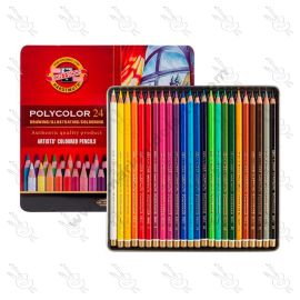 LÁPICES DE COLOR POLYCOLOR x24 KOH-I-NOOR