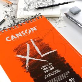 BLOCK CANSON XL CROQUIS SKETCH ESBOZO ANILLADO A4